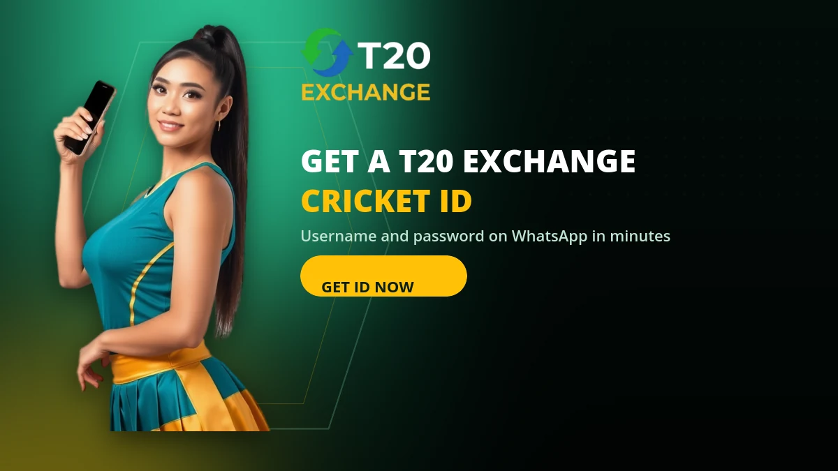 Getting a T20 Exchange cricket ID with username and password sent on WhatsApp