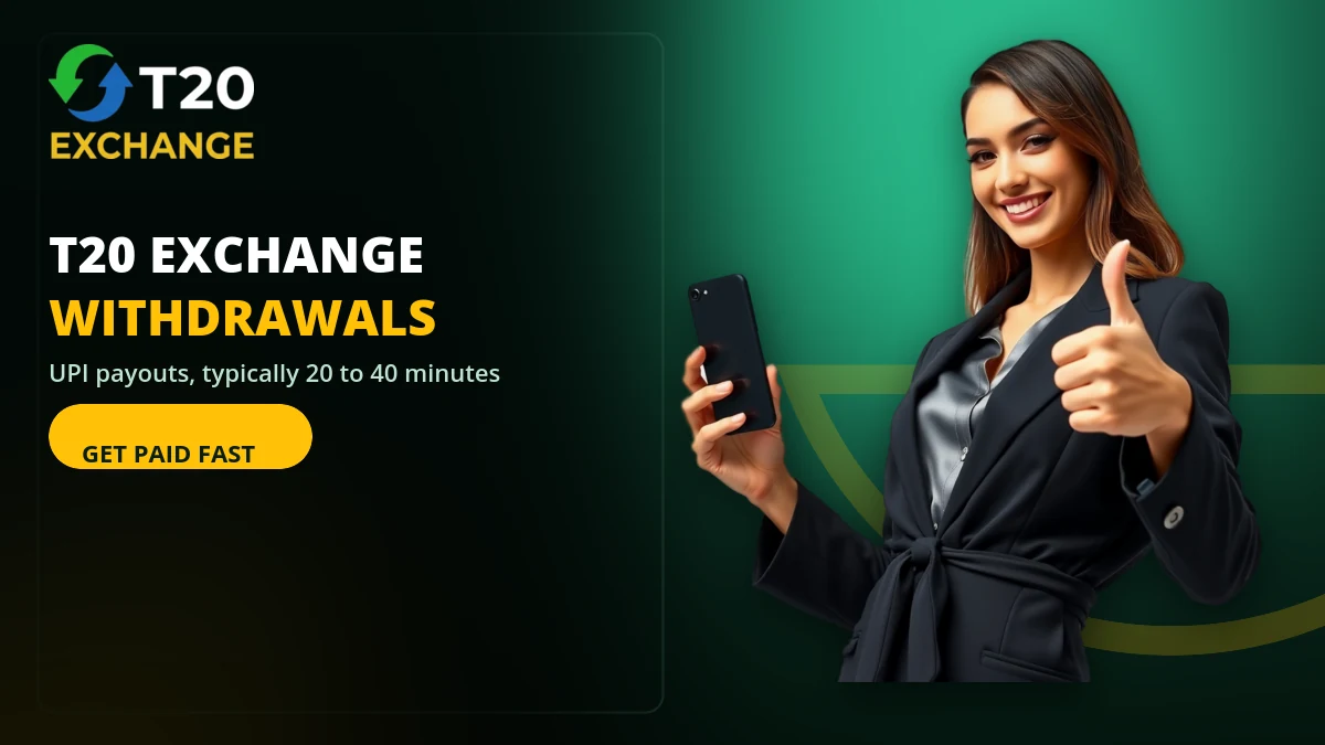 T20 Exchange withdrawal timings for UPI payouts and bank transfers in India